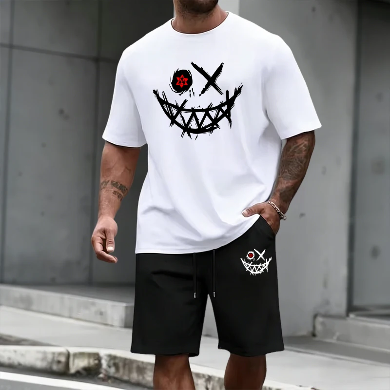 Summer Clothing Outfits - 2026 Summer Men's Set T-shirt&shorts Urban