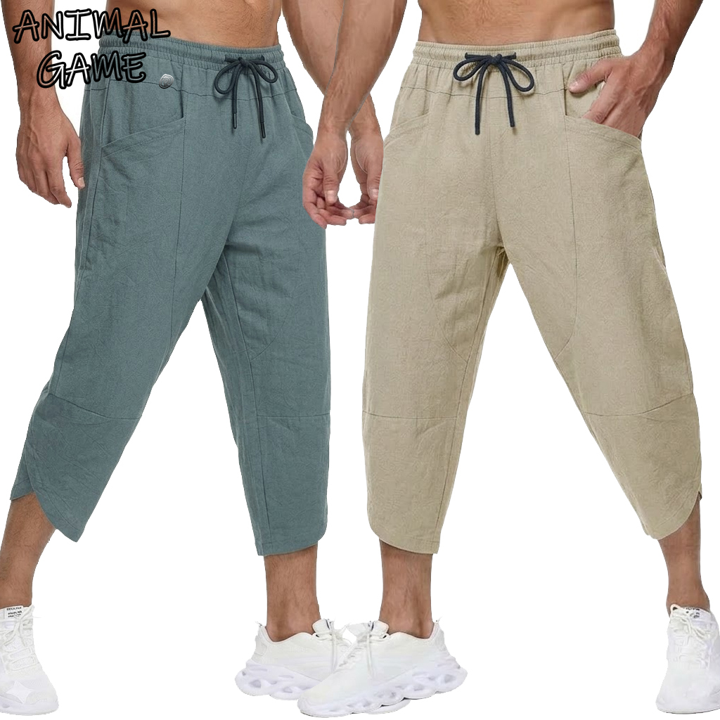 Linen Shorts Men - Summer Men's Linen Casual Short Pants