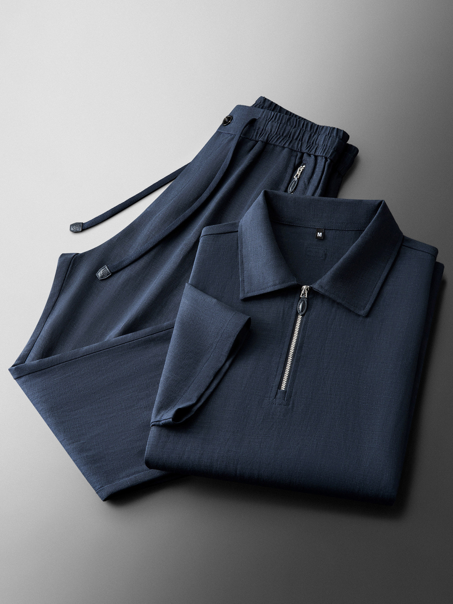 Linen Shorts Men - Summer high-end texture relaxed old money