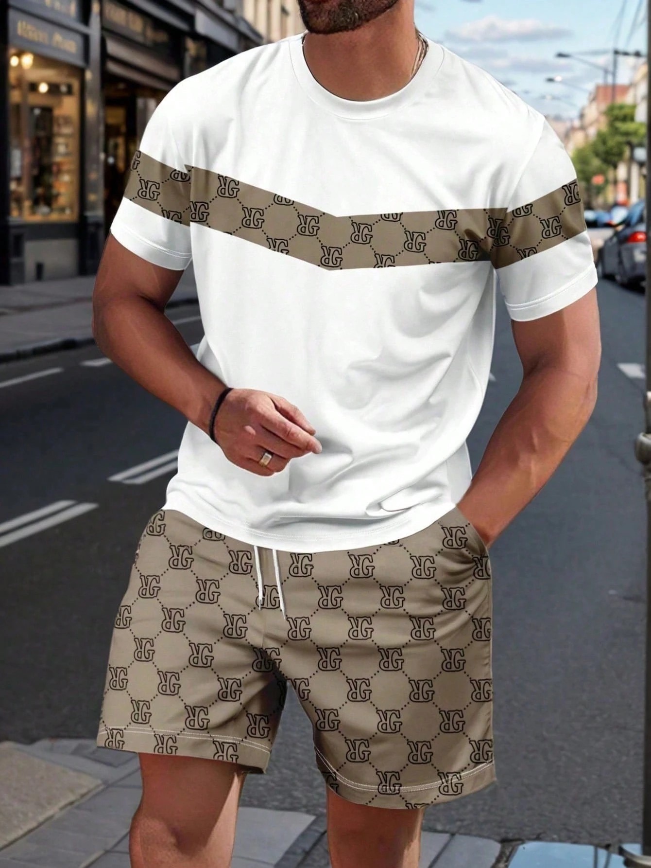 2026 Summer Men's Suit with 3D - Summer Knit Clothing review and price