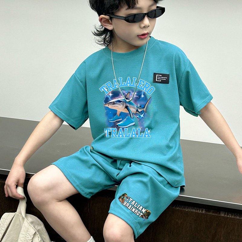 Italian Brainrot Children Hot  - Summer Clothing For Baby Boy review and price