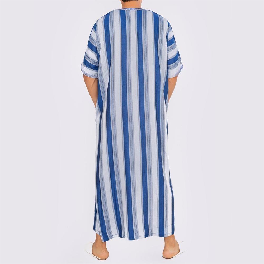 Men's Short Sleeve Long Robe L - Summer Clothing Material review and price