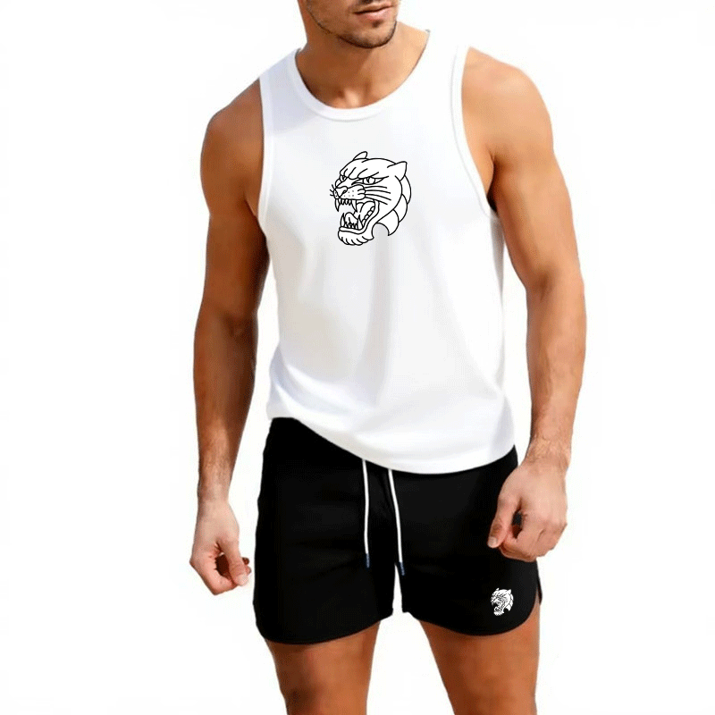 Running Vest Men's Summer Gym  - Summer Knit Clothing review and price