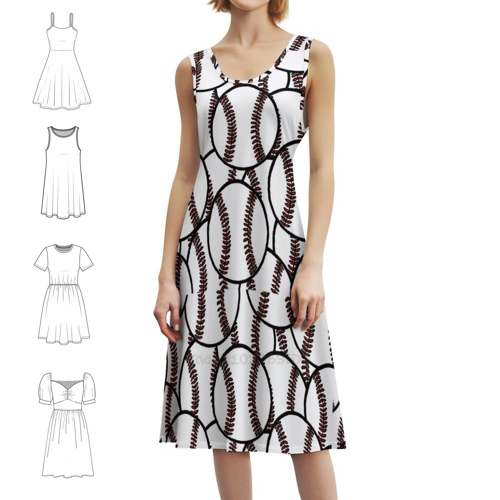 Baseball Vintage Bohemian Dres - Summer Clothing Options review and price