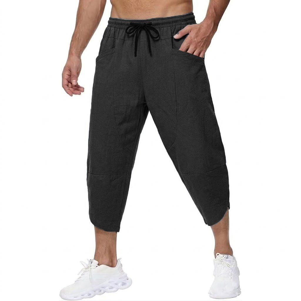 Summer Men's Linen Casual Shor - Linen Shorts Men review and price