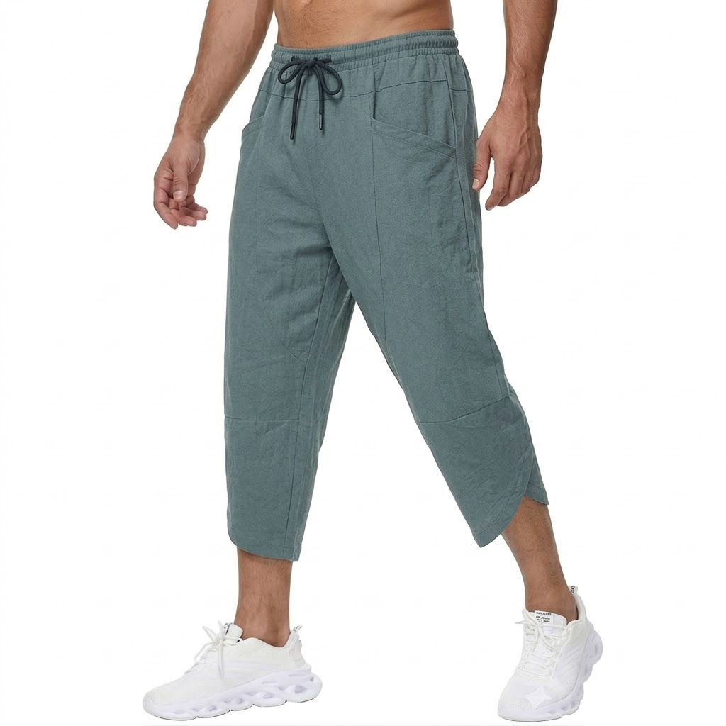Summer Men's Linen Casual Shor - Linen Shorts Men review and price