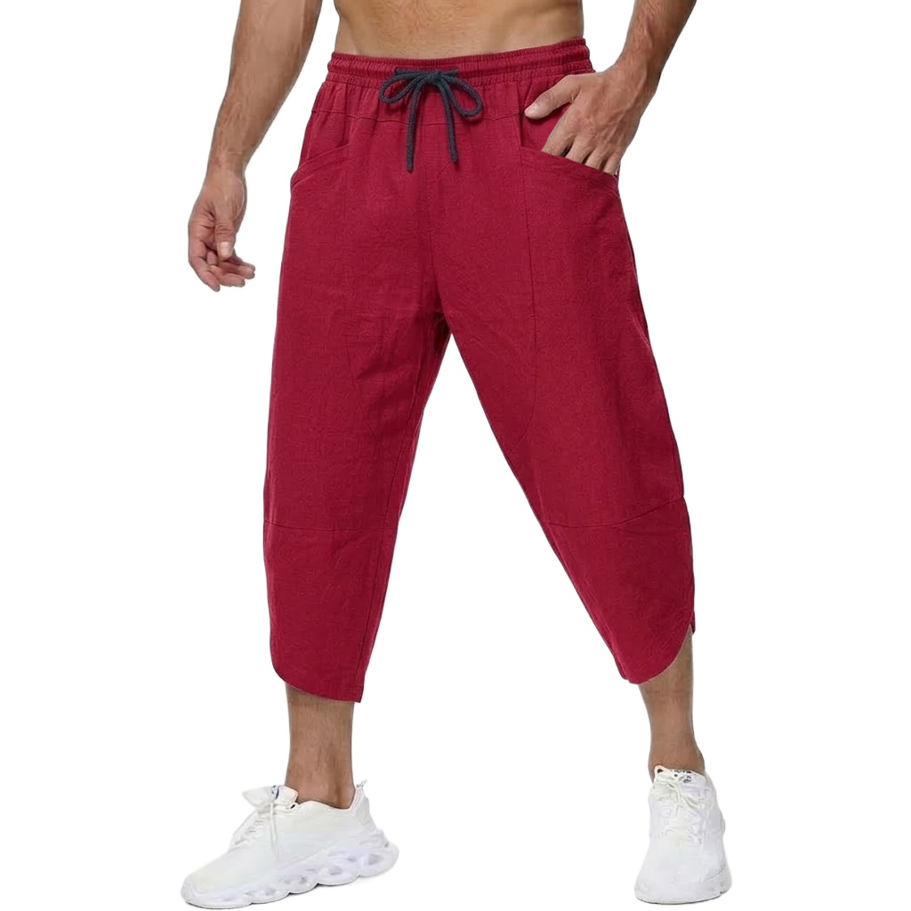 Summer Men's Linen Casual Shor - Linen Shorts Men review and price
