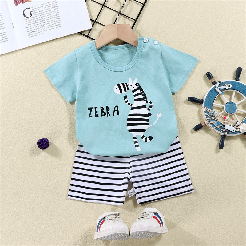 Cotton Tees+Shorts 2-piece Tra - Summer Clothing For Baby Boy review and price