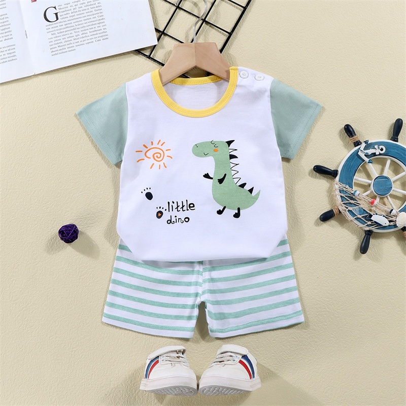 Cotton Tees+Shorts 2-piece Tra - Summer Clothing For Baby Boy review and price