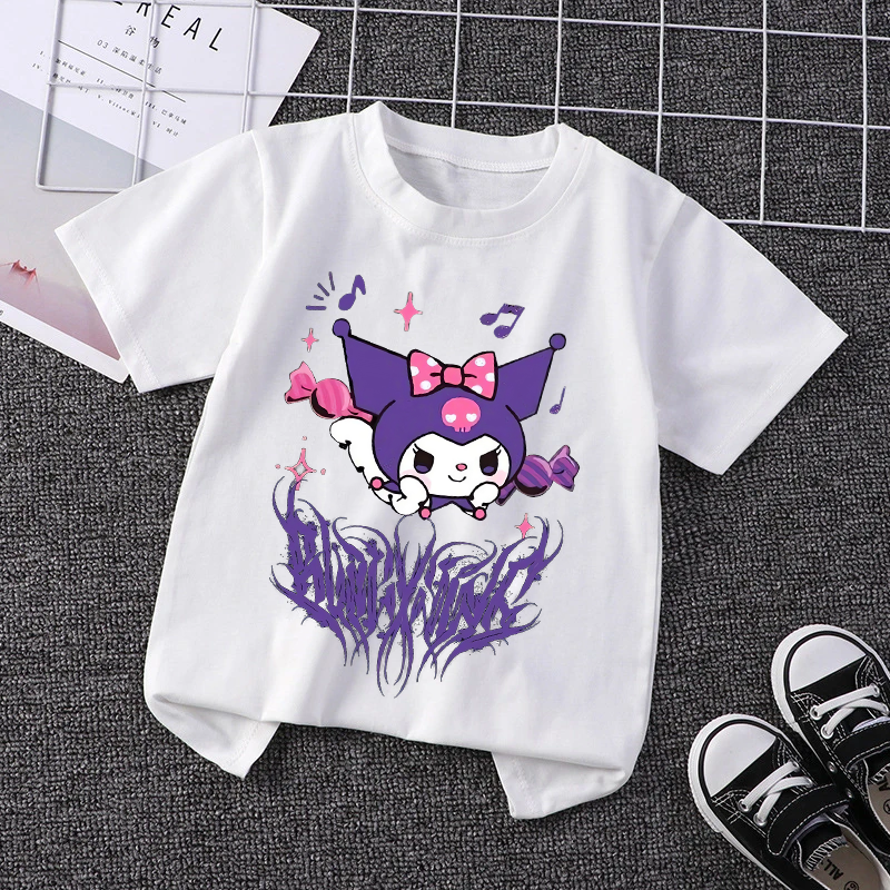 Kuromi Girls Clothing Cute Gir - Summer Clothing For Baby Boy review and price