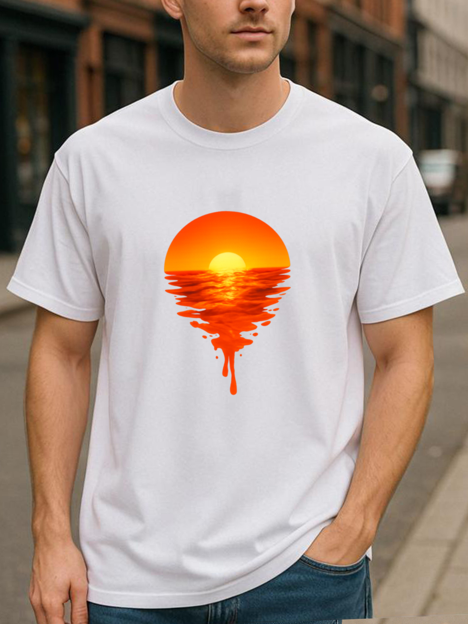 Dripping Sunset Wave Art Vacat - Summer Clothing Drip review and price