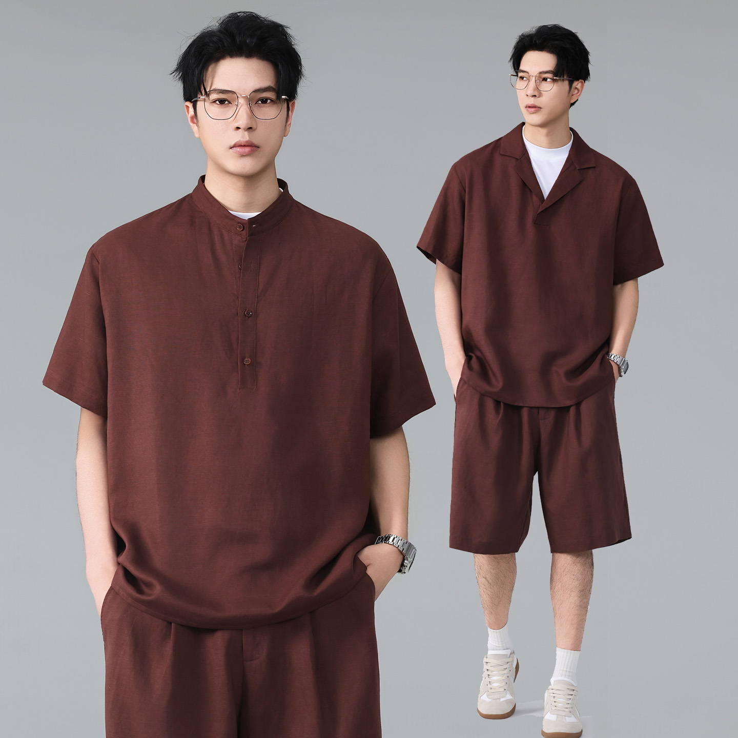 Men Summer Vintage Lightweight - Linen Shorts Men review and price