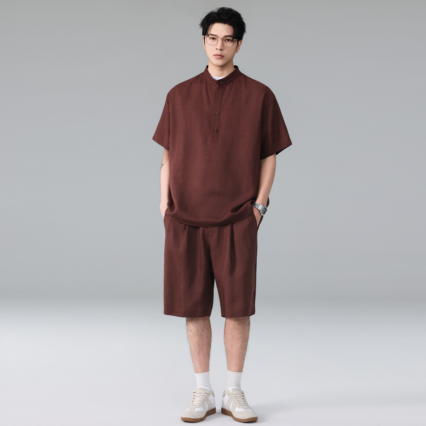 Men Summer Vintage Lightweight - Linen Shorts Men review and price