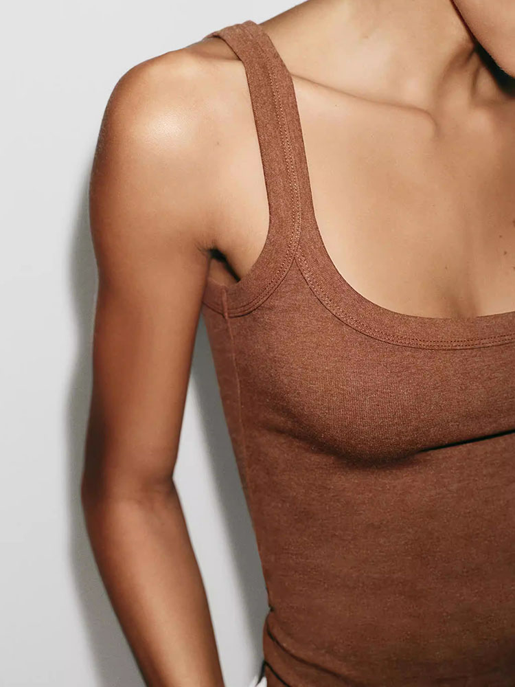 Slim Fit Sleeveless round Neck - Summer Clothing Options review and price