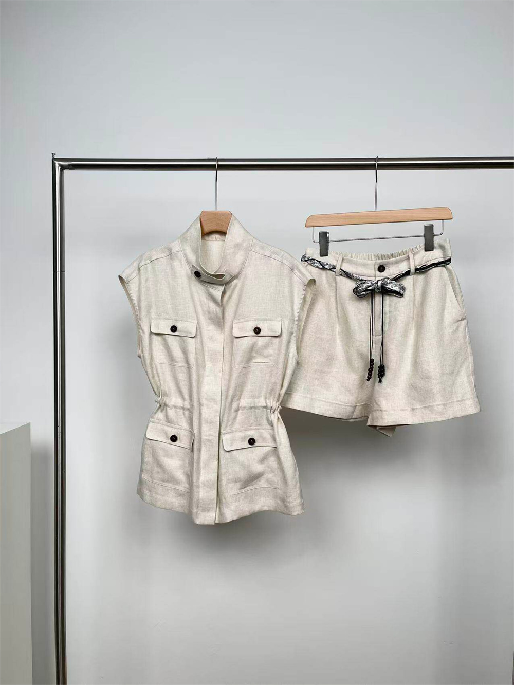 100 Linen Shorts Suit Stand Co - Linen Shorts Men review and price