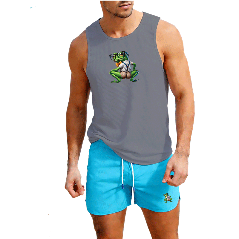 Gym Tank Tops Men Running Vest - Summer Knit Clothing review and price