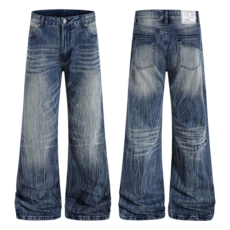 Washed Bootcut Jeans For Man S - Summer Clothing Drip review and price
