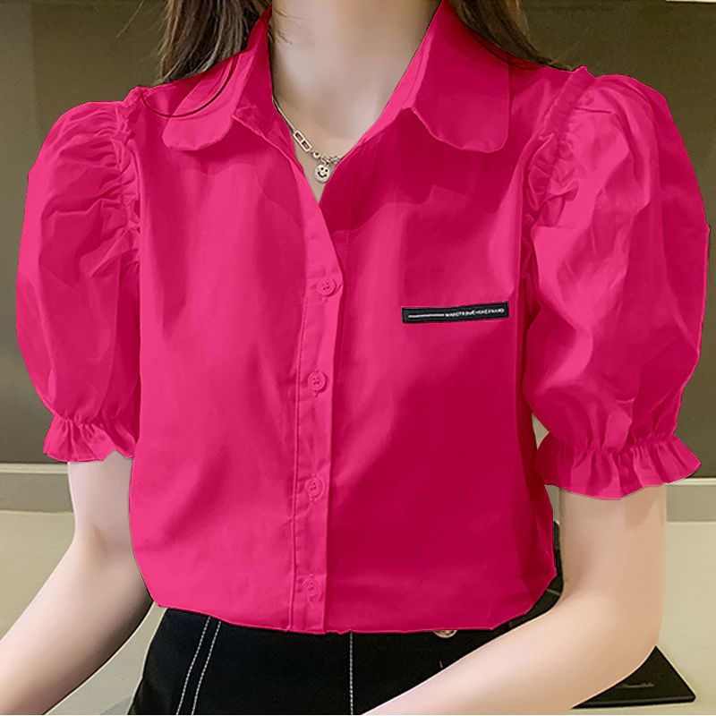 Summer New Solid Color Polo Ne - Summer Clothing For Teens review and price
