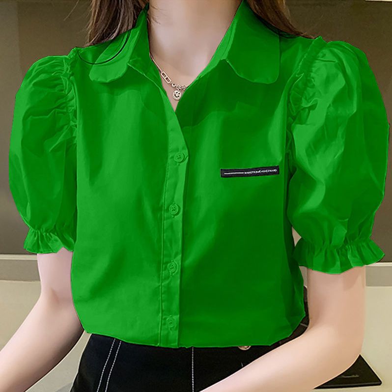 Summer New Solid Color Polo Ne - Summer Clothing For Teens review and price