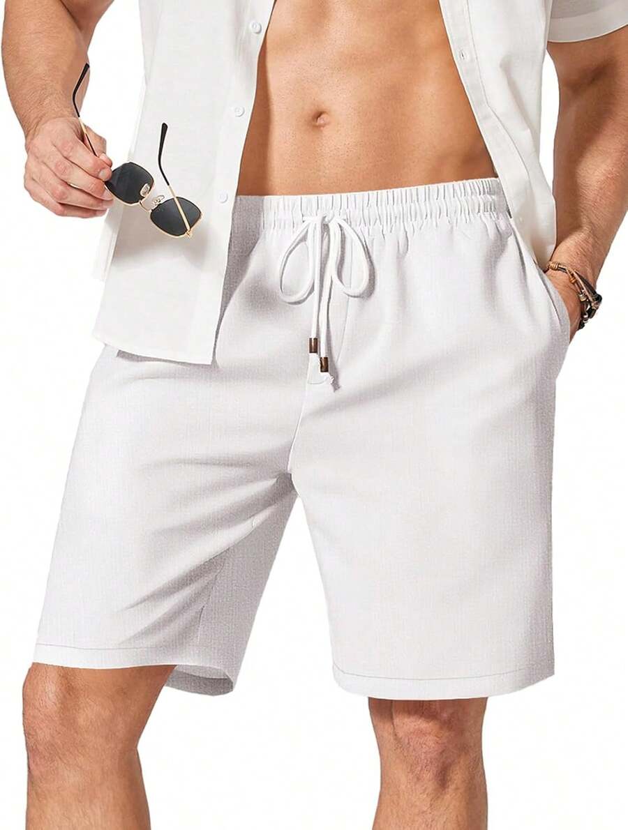Mens Linen Shorts Casual Summe - Linen Shorts Men review and price
