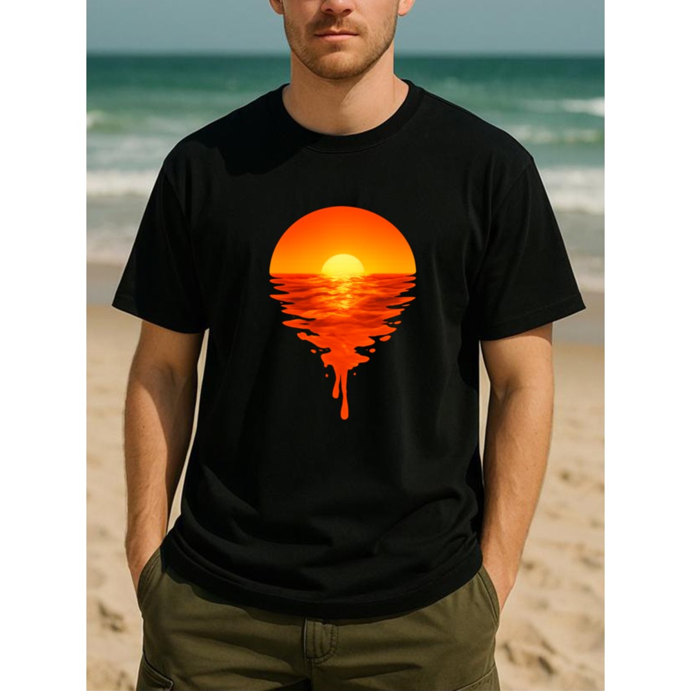 Dripping Sunset Wave Art Vacat - Summer Clothing Drip review and price