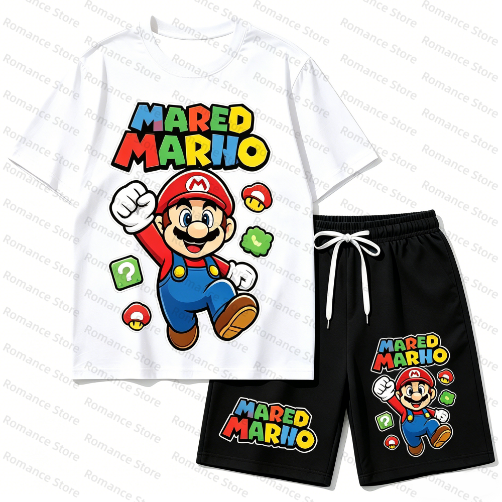 Kids Cartoon T-Shirt And Short - Summer Clothing For Baby Boy review and price
