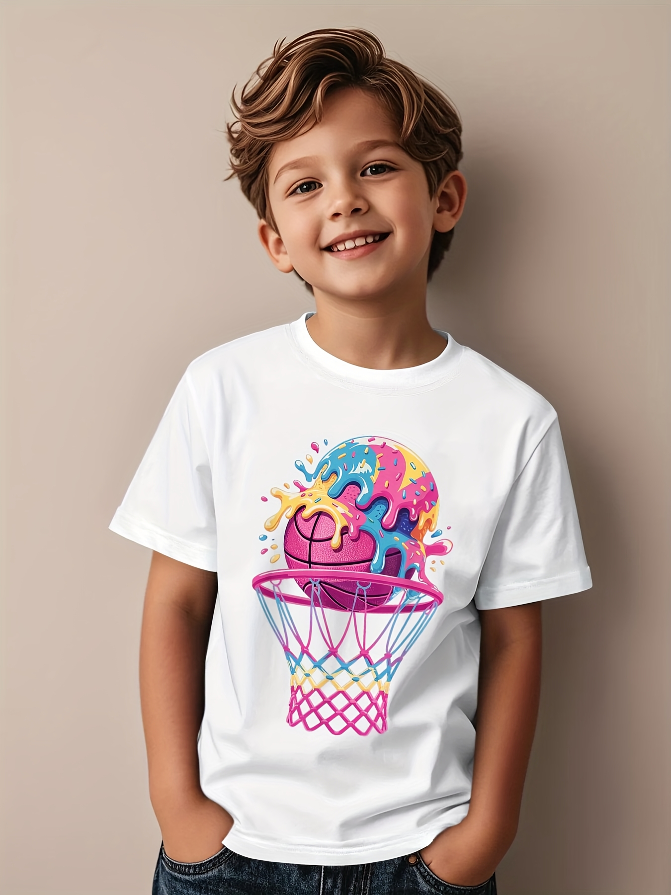 Cartoon Ice Cream Dripping Bas - Summer Clothing Drip review and price