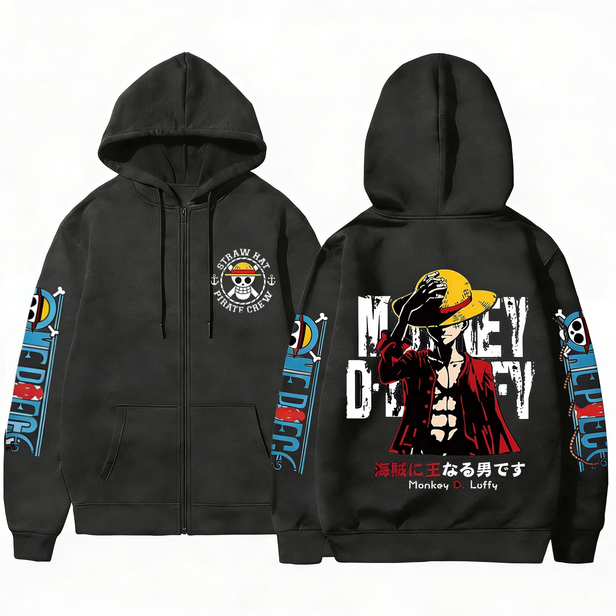 One Piece Anime Straw Hat Pira - Crew Clothing Summer Jacket review and price