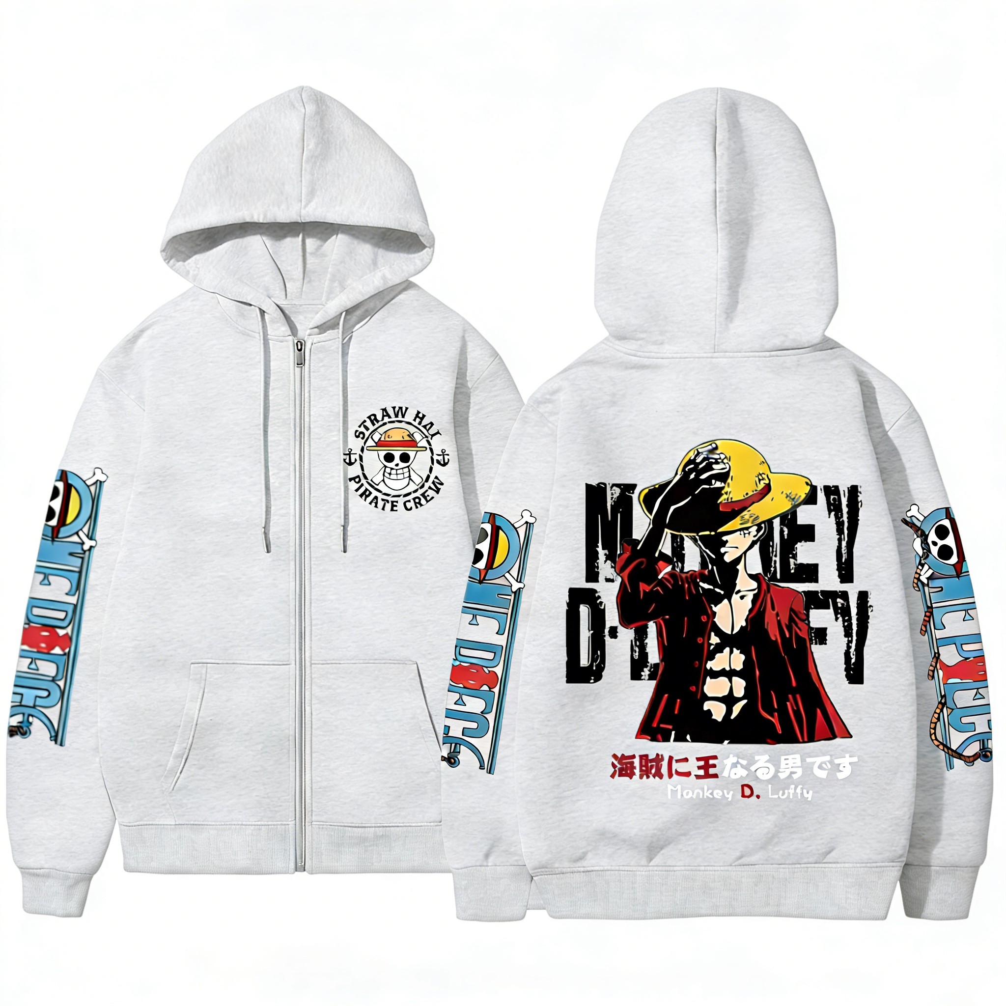 One Piece Anime Straw Hat Pira - Crew Clothing Summer Jacket review and price