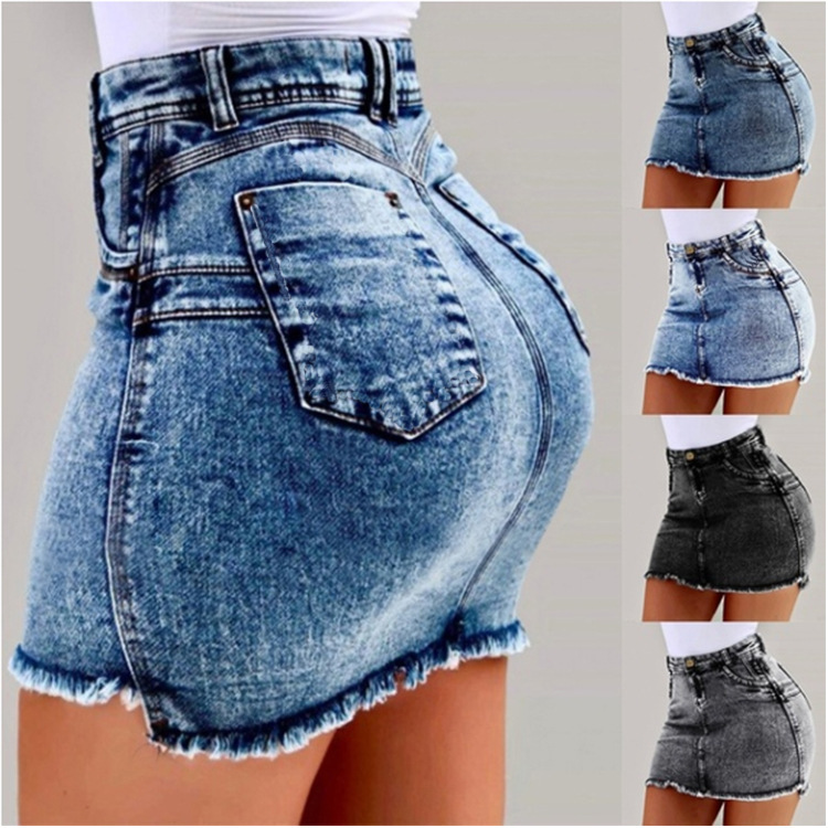 New High-waisted Rough-edged H - Summer Clothing Options review and price