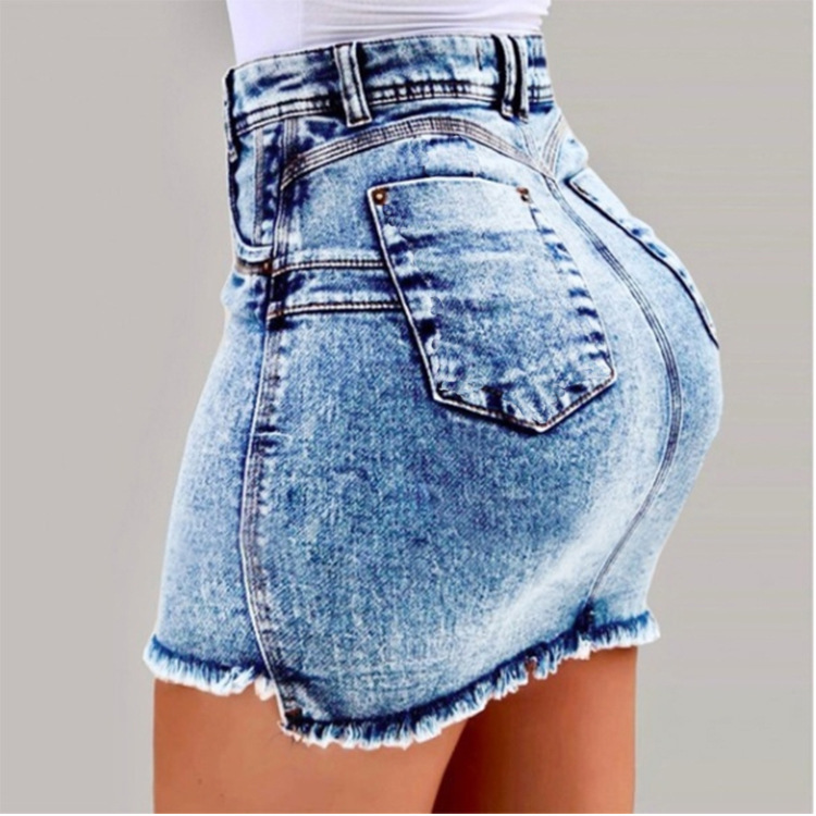 New High-waisted Rough-edged H - Summer Clothing Options review and price