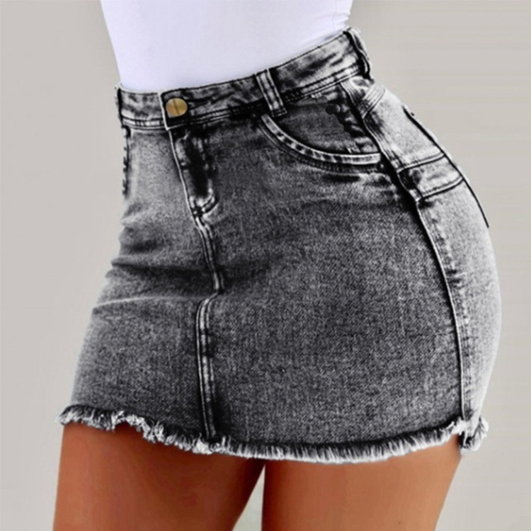 New High-waisted Rough-edged H - Summer Clothing Options review and price