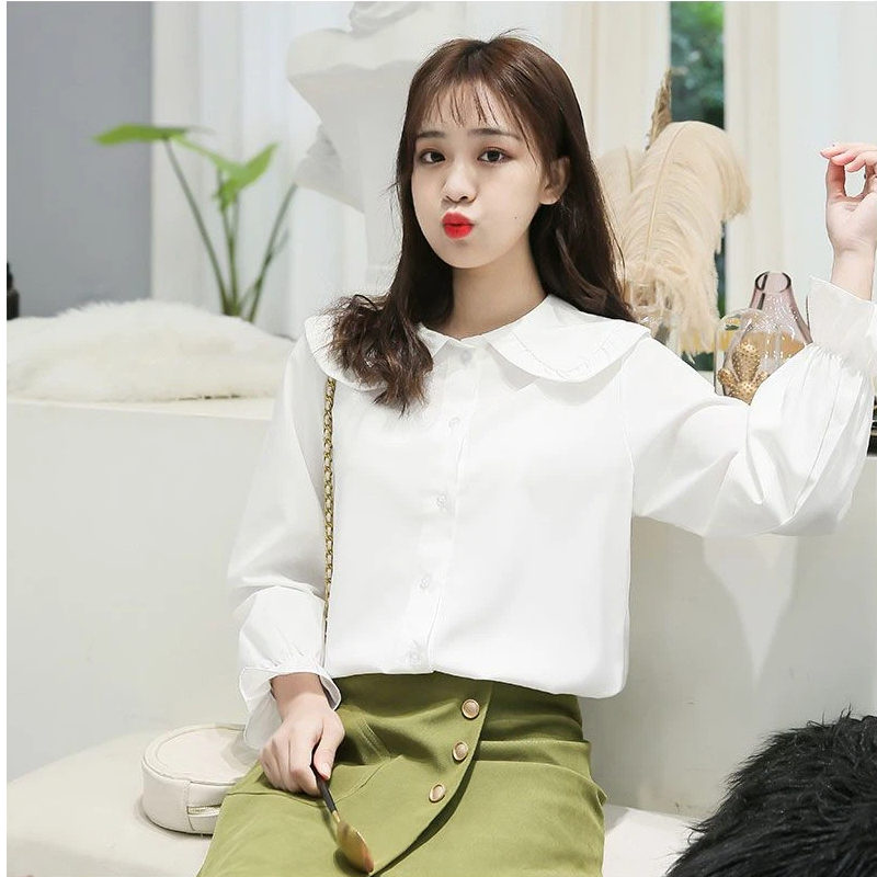 Spring Autumn New Doll Neck Bl - Summer Clothing For Teens review and price