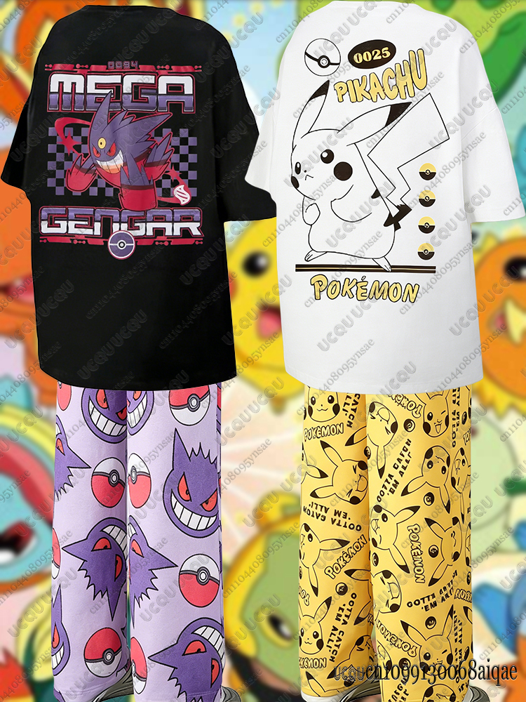 2026 Anime Pikachu&Gengar Summ - Summer Clothing Outfits review and price