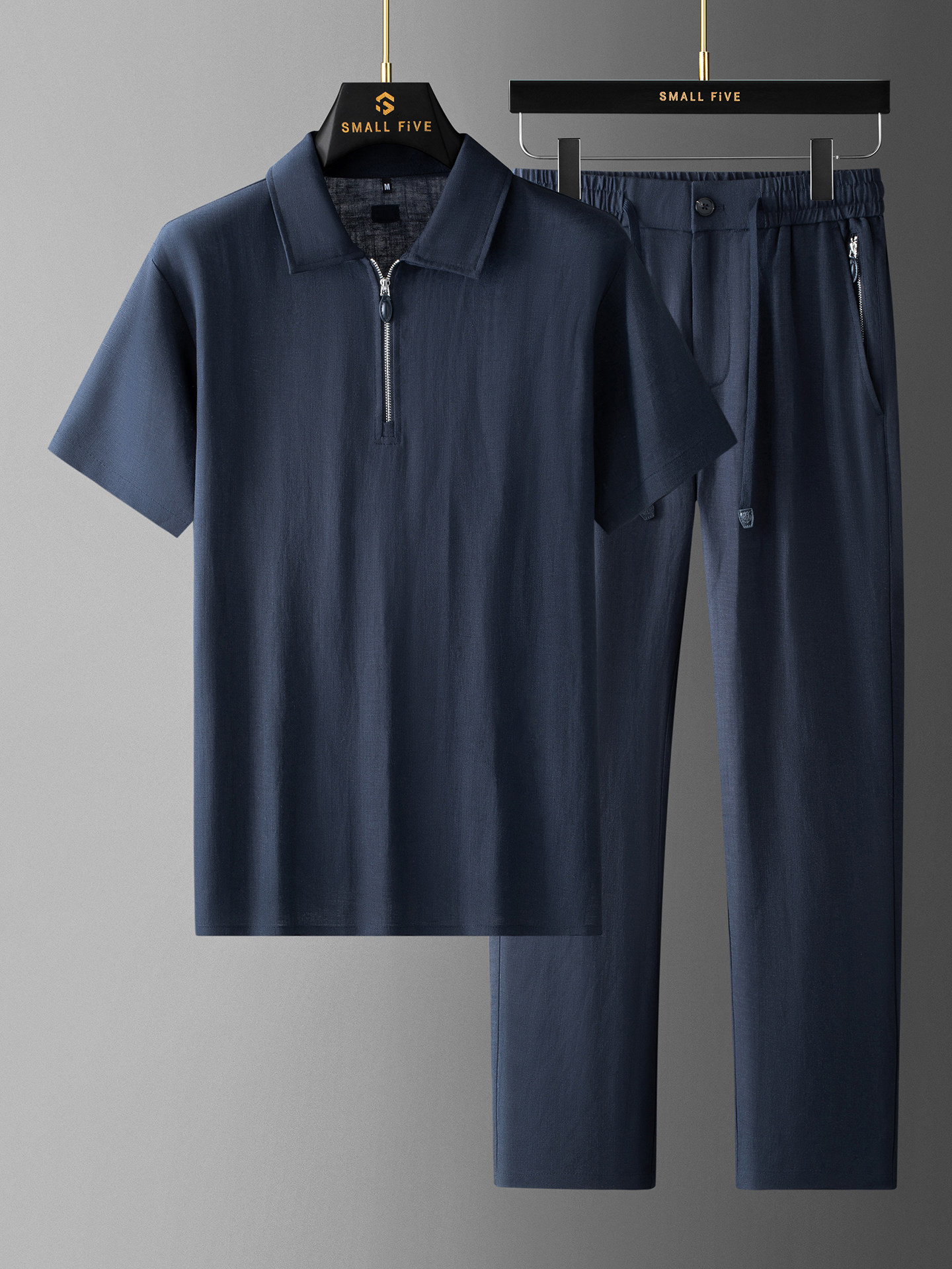 Summer high-end texture relaxe - Linen Shorts Men review and price