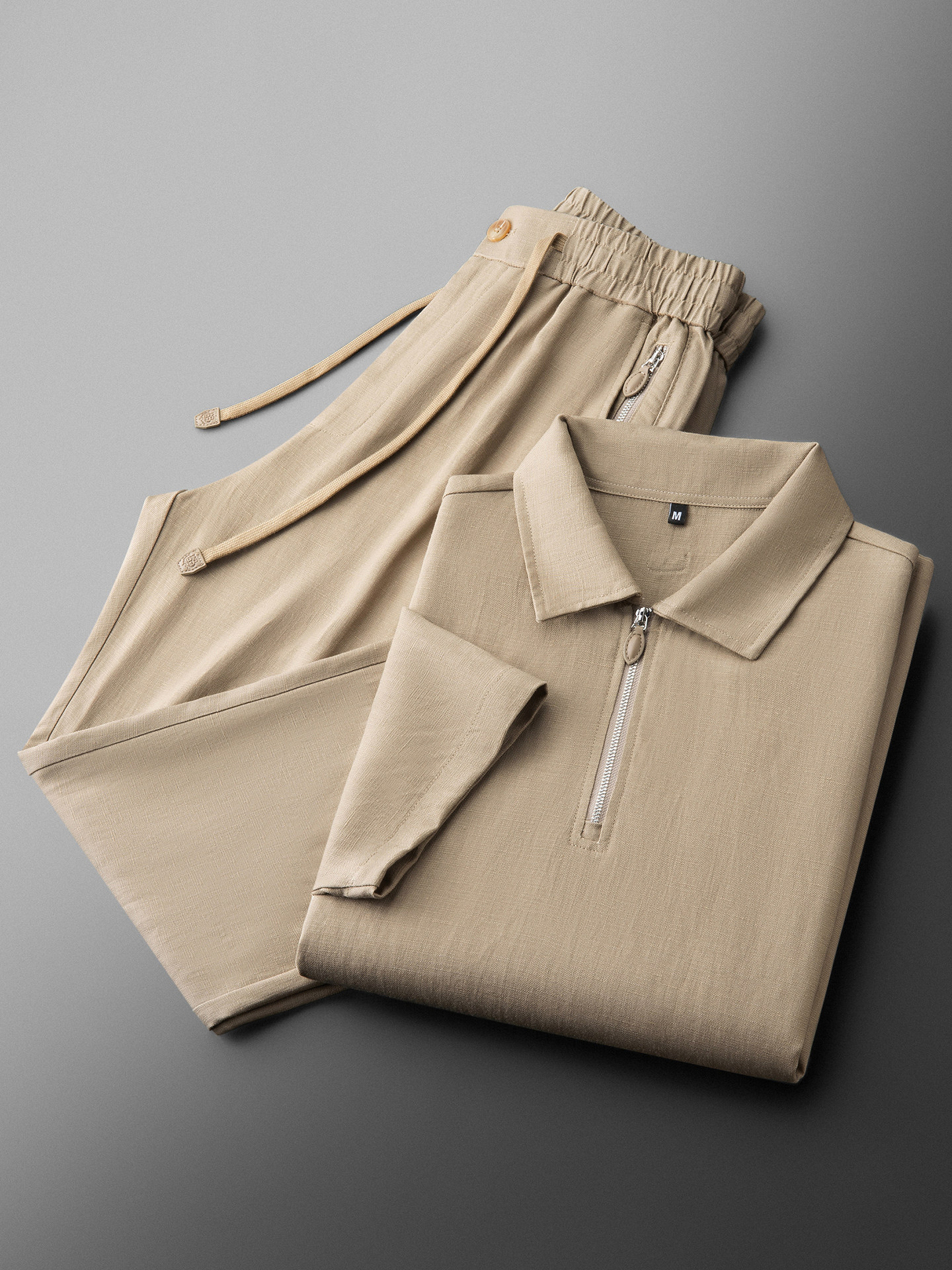 Summer high-end texture relaxe - Linen Shorts Men review and price