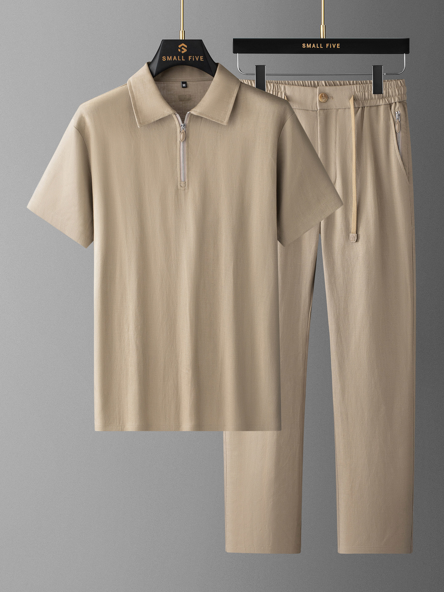 Summer high-end texture relaxe - Linen Shorts Men review and price