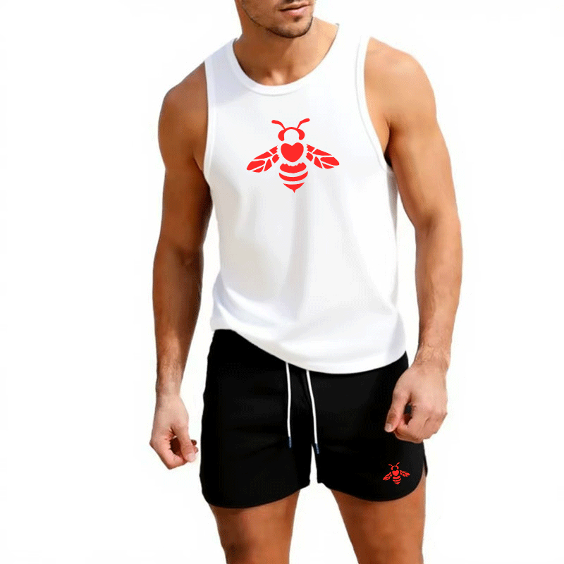 Gym Tank Tops Men Running Vest - Summer Knit Clothing review and price