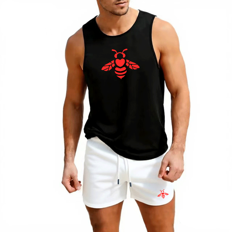 Gym Tank Tops Men Running Vest - Summer Knit Clothing review and price