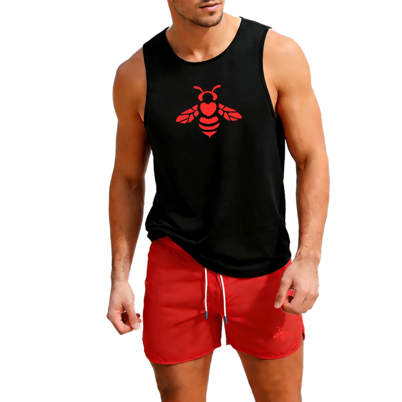 Gym Tank Tops Men Running Vest - Summer Knit Clothing review and price